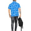 LA LEELA Mens Hawaiian Short Sleeve Button Down Shirt Men's Party Shirts Casual Vacation Summer Tropical Island Shirts for Men Funny - 4 of 4