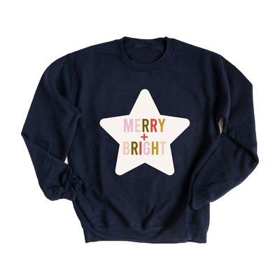 Simply Sage Market Women's Graphic Sweatshirt Merry and Bright Star