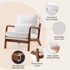 NicBex Faux Fur Papasan Chair,Upholstered Living Room Chairs with Anti-Slip Leg,Modern Saucer Chair,Accent Chairs for Living Room - 4 of 4