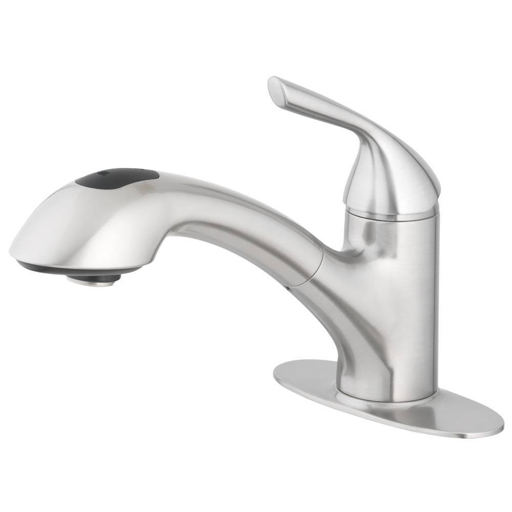 Photos - Tap Single Handle Pullout Laundry Faucet with Hose Adapter and Aerator Housing