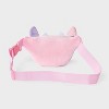 Girls' Squishmallows Patty Belt Crossbody Bag - Pink - 2 of 4
