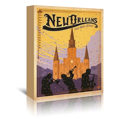 New Orleans by Anderson Design Group Wrapped Canvas - Americanflat - 5" x 7"