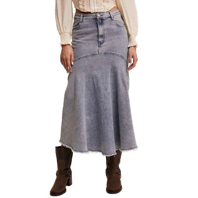 Women's Basque Style Maxi Skirt - Listicle