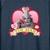 Women's - Wizard of Oz - Heart Tin Man Lightweight French Terry Slouchy - 2 of 4