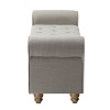Sonia 43.7" Wide Storage Bench  | ARTFUL LIVING DESIGN - 4 of 4