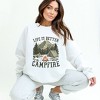 Simply Sage Market Women's Graphic Sweatshirt Life Is Better By The Campfire Tent - 2 of 4