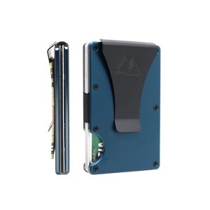 Minimalist Wallet for Men & Women - Slim RFID Wallet, Scratch Resistant, Credit Card Holder & Money Clip, - 1 of 4