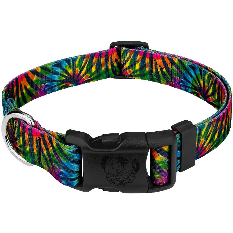 Country Brook Petz Deluxe Tie Dye Stripes Dog Collar - Made in The U.S.A., 1 of 7