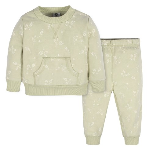 Gerber Baby And Toddler Girls' 2-piece Sweatshirt & Active Pant