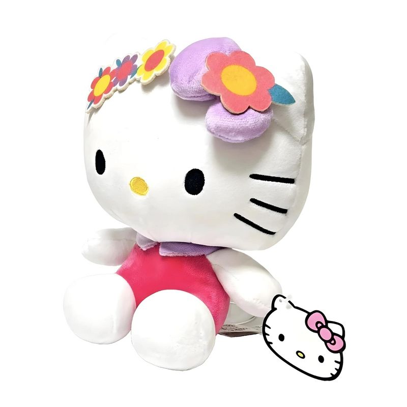 Fiesta Sanrio Hello Kitty With Flower Headband 8.5 Inch Plush, 3 of 5