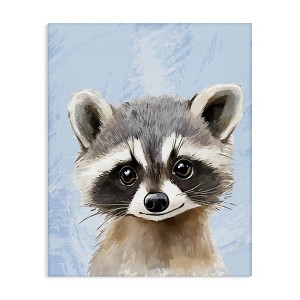 Stupell Industries Sweet Woodland Raccoon Canvas Art - 1 of 4