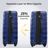 Aukfa 3-piece Lightweight Hardshell Expandable Luggage set With TSA Lock, Available In 20" 24" 28"，Multicolor - 4 of 4