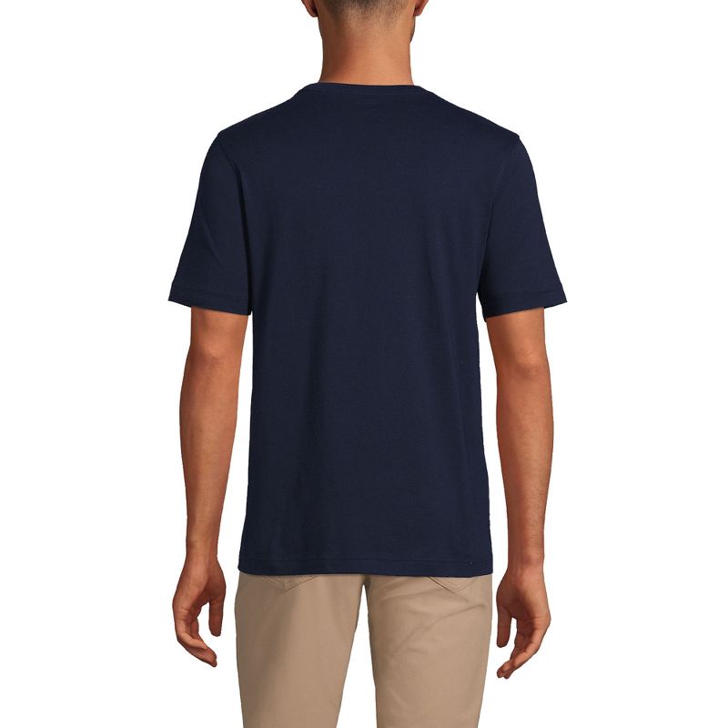 Lands' End Men's Super-T Short Sleeve T-Shirt with Pocket, 2 of 6