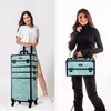 Byootique 4in1 Rolling Makeup Train Case Cosmetic Organizer Wheel - 2 of 4