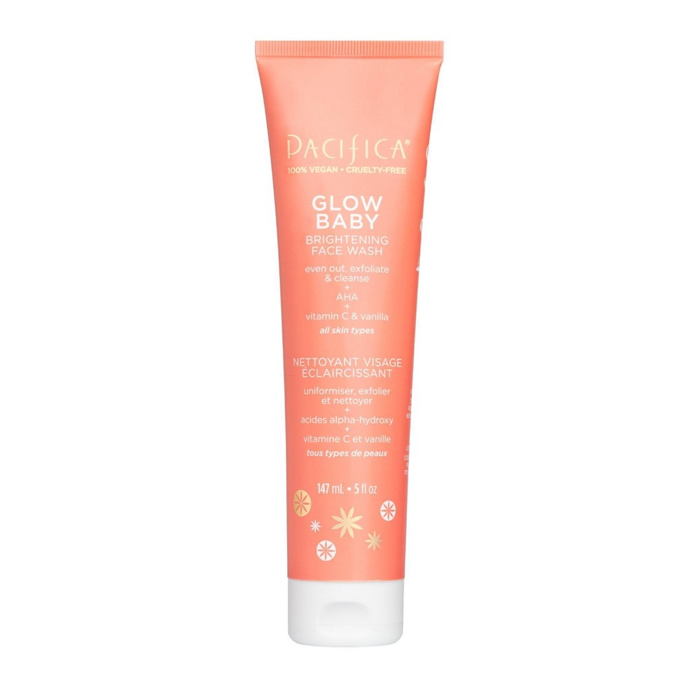 Photos - Cream / Lotion Pacifica Glow Baby Brightening Face Wash - Orange - 5 fl oz 