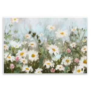 Stupell Industries Daisy Field Painting Wall Plaque Art, 15" x 10" - 1 of 4