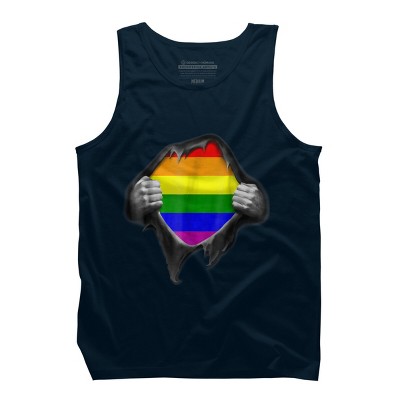 Adult Design By Humans Pride Shirt Rip Open Shirt By Luckyst Tank Top