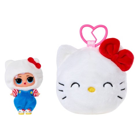 Детские мягкие игрушки L.O.L. Surprise! L.O.L. Surprise! Loves Hello Kitty and Friends Reversible Plush Surprise - Blind Plush with Matching Tot and Keychain