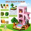 Ruvalino Baby and Toddler Learning Toys Magnetic Building Blocks Villa Set for Imaginative Educational Play, , 3.93"*3.93"*1.96" - 4 of 4