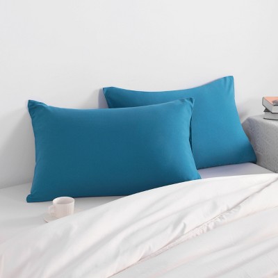 2 Pack Brushed Microfiber Pillowcases, Super Soft Pillowcases with Envelope Closure - NTBAY