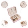 Unique Bargains Small Portable PU Leather Storage Display Holder Travel Jewelry Box 2 Pcs - 3 of 4