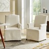 Arnold dining chair Set of 2 roll arms|ARTFUL LIVING DESIGN - 2 of 4