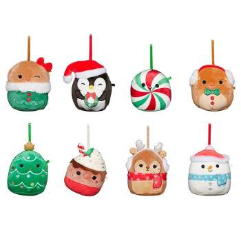 Squishmallows 2022 Christmas Ornaments Set of 6 Plush Ornaments Including  Deer, Gingerbread Man, Nick, Nicolette & Mouse