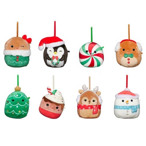 Squishmallows 4 Inch Plush Ornaments | Holiday