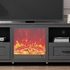 APRILSOUL 70.08 Inch Length TV Stand for Living Room and Bedroom Suitable for fireplace - 3 of 4