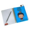Friends Tab Journal Notebook, Spiral Bound, 144 Lined Pages, 7 x 8 inches, Blue - 3 of 4