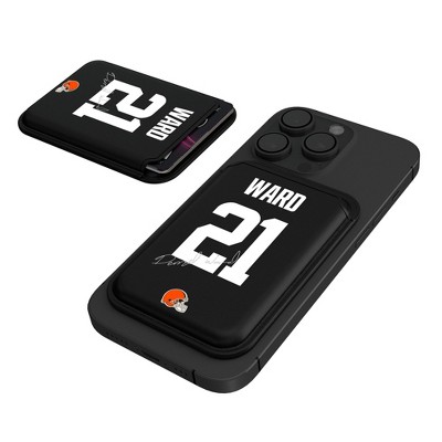 Keyscaper NFL Cleveland Browns Players Game Tactic Black Magnetic Credit Card Wallet