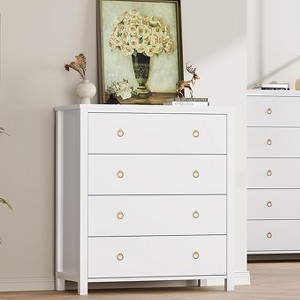 Dresser for Bedroom, Chest of Dressers Tall Dresser for Closet with Drawers Chest with Clothes Storage Cabinet, Drawer Organizer for Living Room - 1 of 4