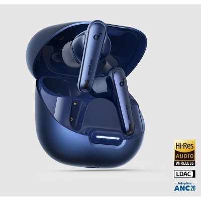 Soundcore by Anker Liberty 4 NC Noise Canceling True Wireless Earbud Headphones - Navy Blue (A3947Z31) - Manufacturer Refurbished