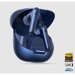 Soundcore by Anker Liberty 4 NC Noise Canceling True Wireless Earbud Headphones - Navy Blue (A3947Z31) - Manufacturer Refurbished - 1 of 1