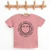 The Juniper Shop SmileyWorld Good Vibes Outline Youth Short Sleeve Tee - 2 of 4