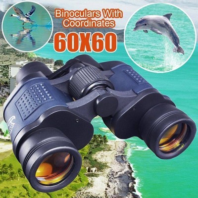 Aghana Digitals 60X60 Zoom Binoculars Day/Night Vision Travel Outdoor HD Hunting Telescope Bag