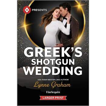 Greek's Shotgun Wedding - (Diamandis Heirs) Large Print by  Lynne Graham (Paperback)