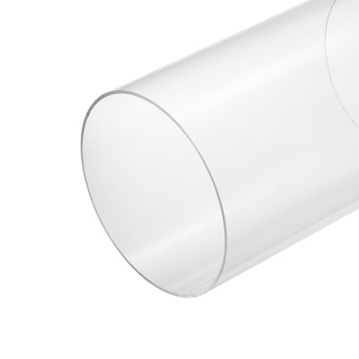 Unique Bargains Lamp and Lantern Water Cooling System Acrylic Rigid Round Pipe Clear 10"