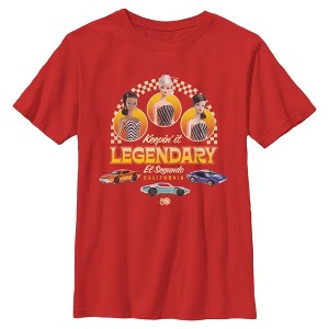Boys Mattel Hot Wheels and Barbie Keeping It Legendary T Shirt - 1 of 4