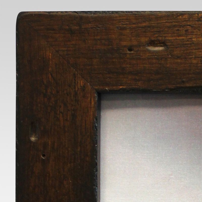 Rustic Wood Holds Two 4"x6" Frame - Threshold&#8482;, 6 of 7