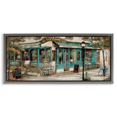 Stupell Industries European City Streets Café Scene, 25" x 11"
