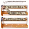 BAGOKIE 15 Pack 8"x30" Washable Non-Slip Stair Treads - 3 of 4