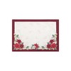 Poinsettia Garlands Engineered Placemats, Set of 4 - Multicolor - 13x19 - Elrene Home Fashions - 3 of 4