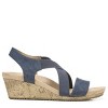 LifeStride Womens Mexico Strappy Wedge Sandals - 3 of 4