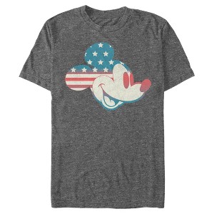 Men's Mickey & Friends Fourth of July Mickey Mouse Face T-Shirt - 1 of 4