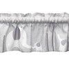 Bedtime Originals Elephant Love Gray Nursery Window Valance - 2 of 4