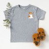 The Juniper Shop Ghost Pumpkin Spice Sparkle Toddler Short Sleeve Tee - 3 of 4