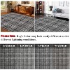 Nasitip Washable Rug-Modern Plaid Area Rug Non Slip Soft Rugs-Low Pile Foldable Floor Cover Accent Carpet - 4 of 4