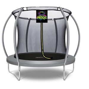 Moxie Pumpkin-Shaped Outdoor Trampoline Set with Premium Top-Ring Frame Safety Enclosure - 1 of 4