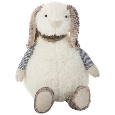 Mina Victory Plush Rabbit Ivory 20" x 27" Stuffed Animal